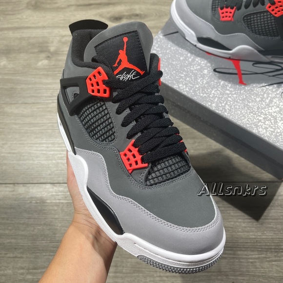 Air Jordan 4 Retro Infrared Men’s - Picture 2 of 10